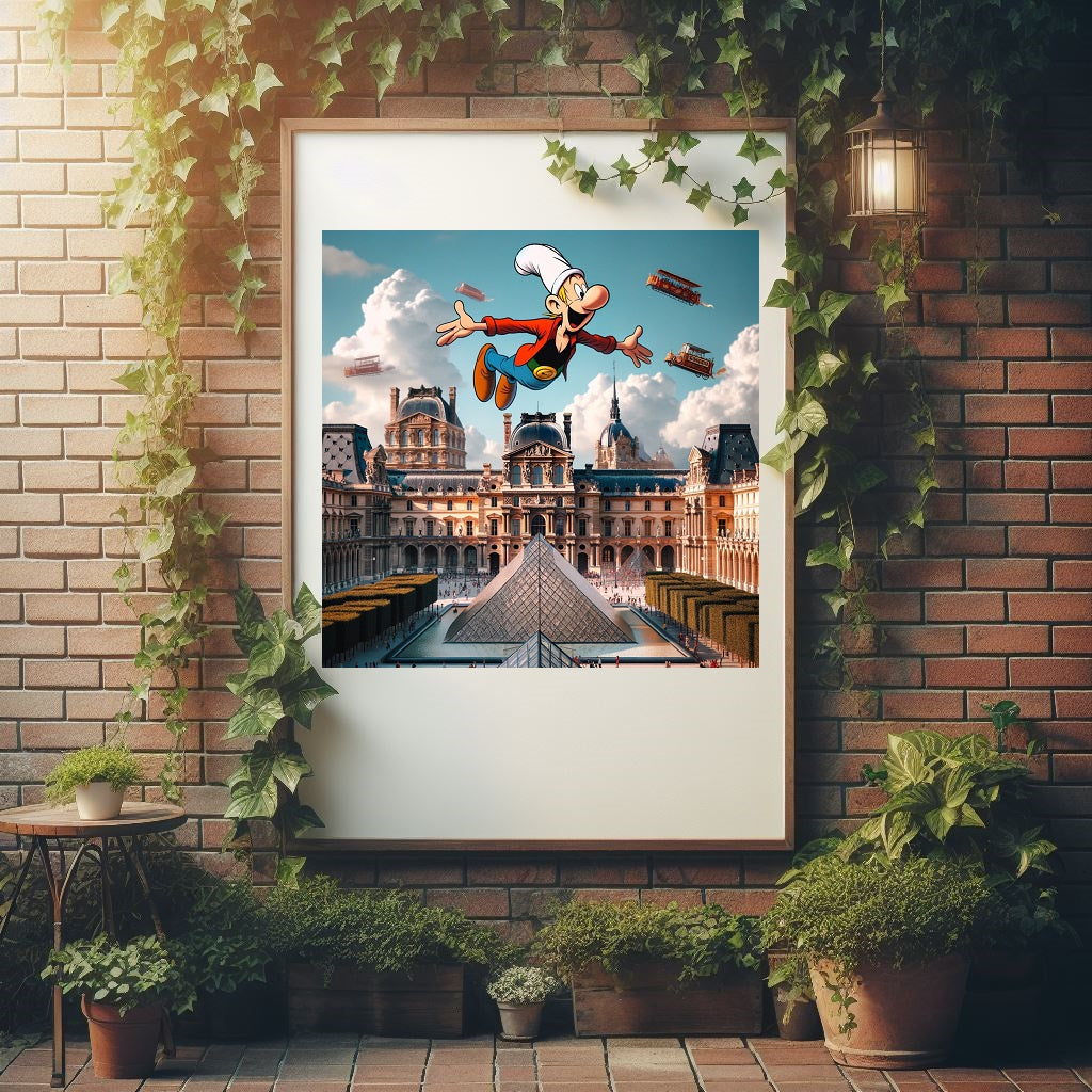 Poster 'J'étais si haut au parc Astérix'